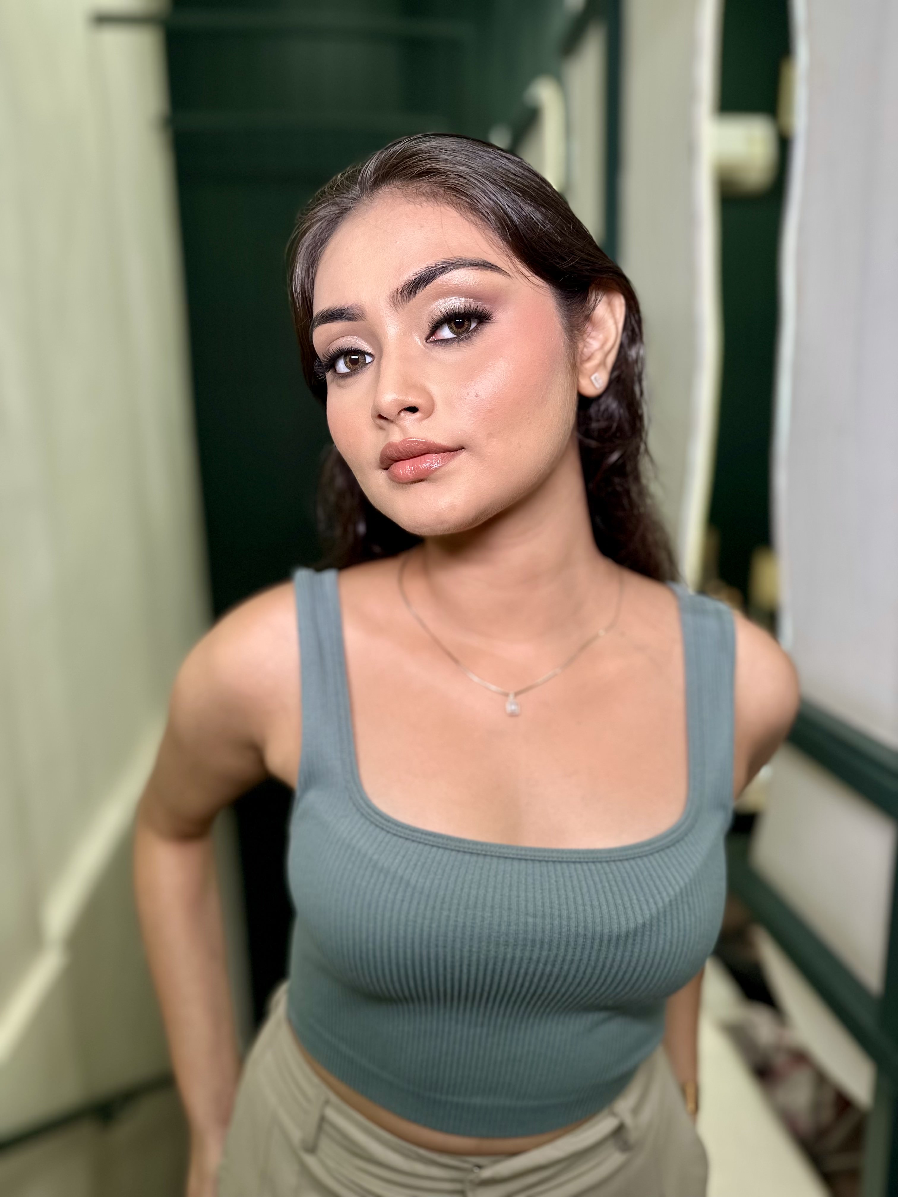 Natural glam makeup
