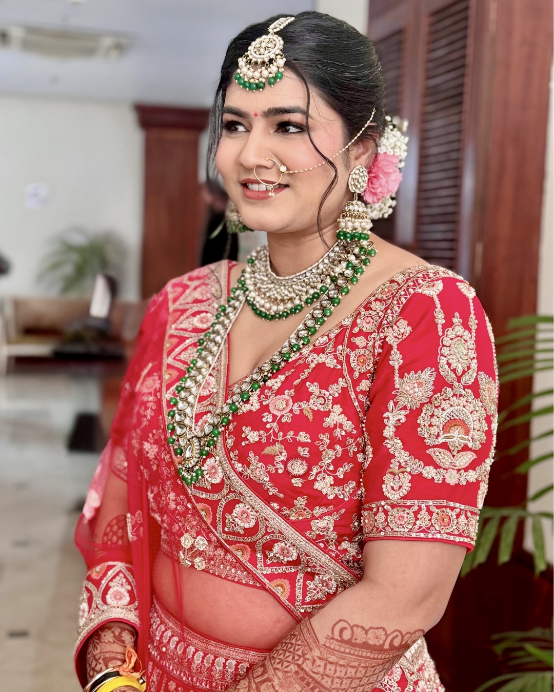 Elegant bridal makeup